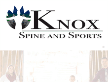 Tablet Screenshot of knoxfamilychiropractic.com